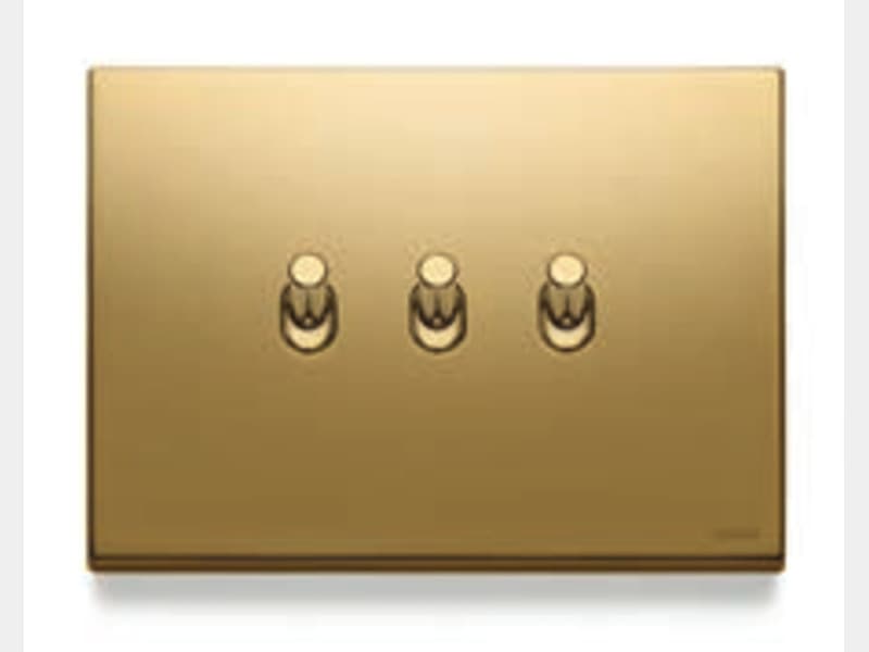 Vimar Eikon Vintage Toggle (Brass)